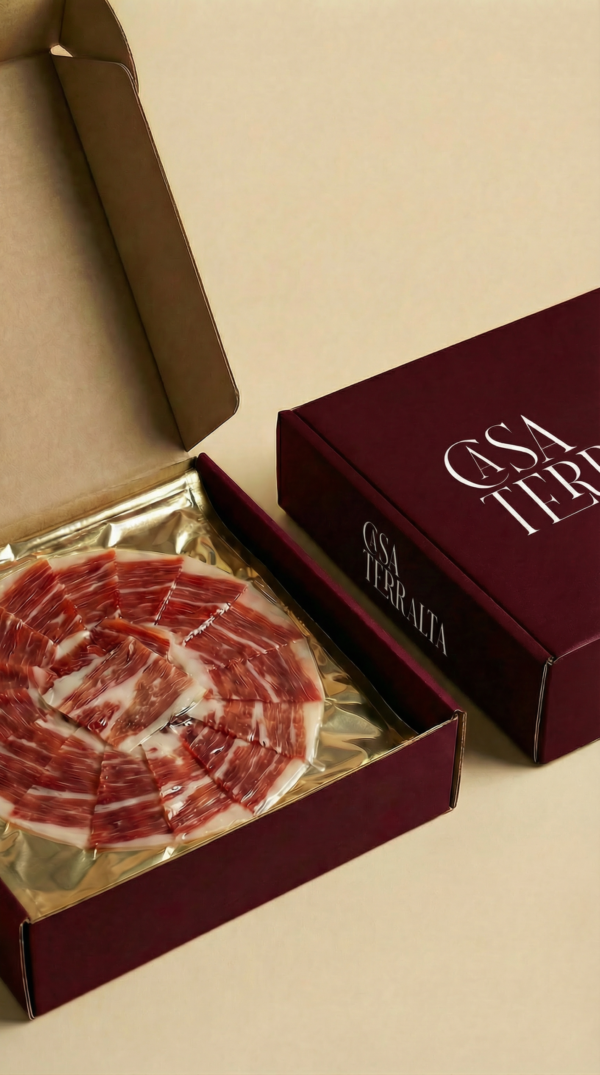 Platos Gourmet de Jamón Ibérico Cebo 50% · Corte Manual